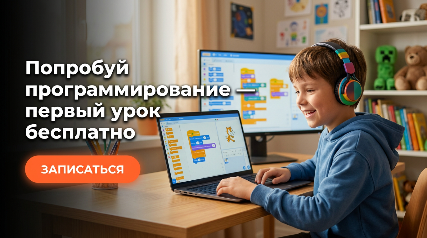 Попробуй программирование — первый урок бесплатно