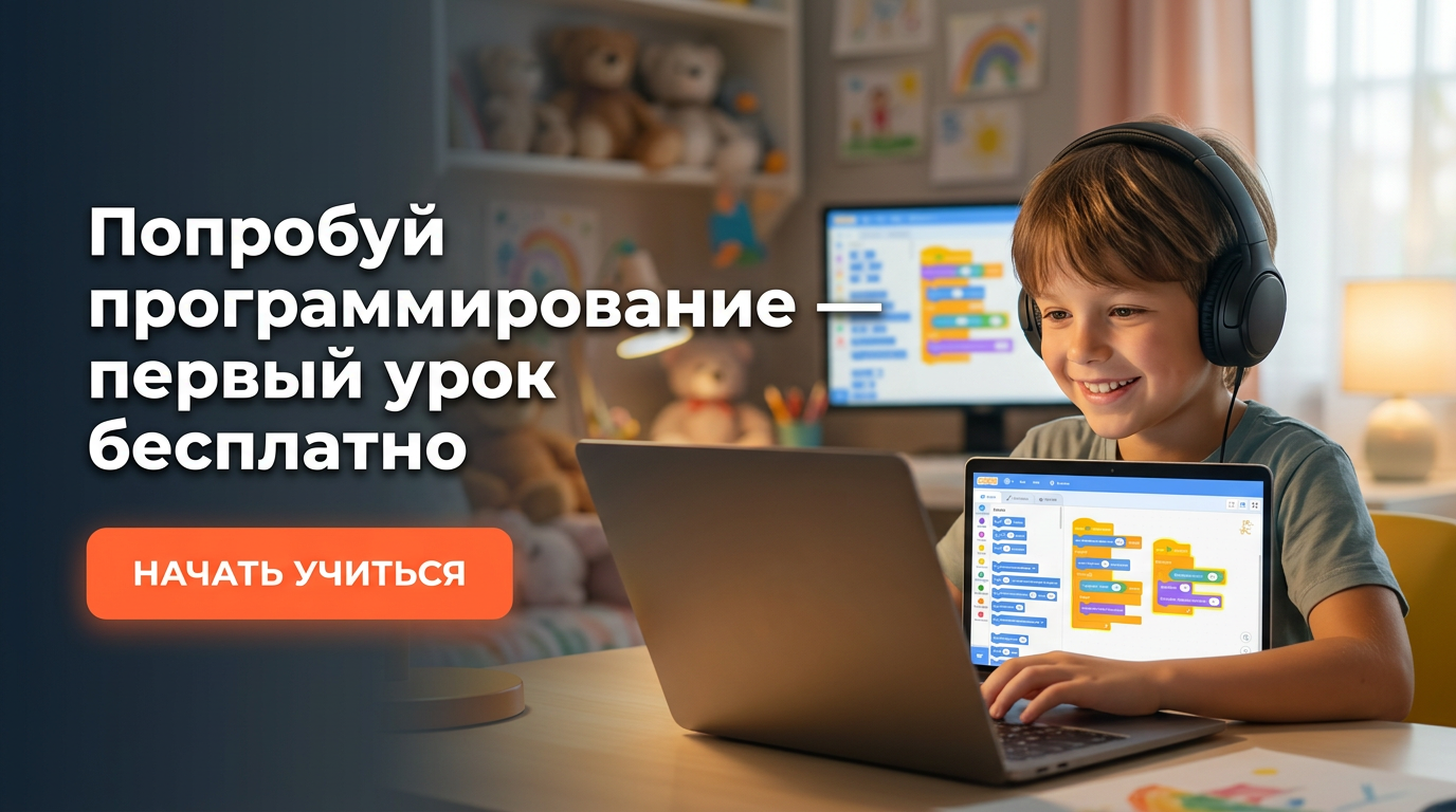 Попробуй программирование — первый урок бесплатно